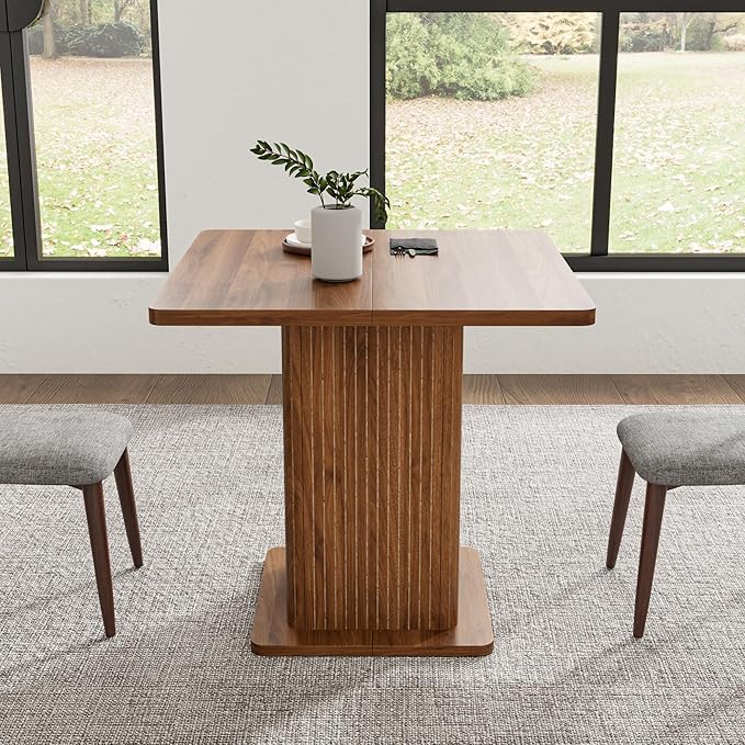 Small Square Dining Table for 2-4, 31.5 Inch Farmhouse Kitchen Table - Image 4