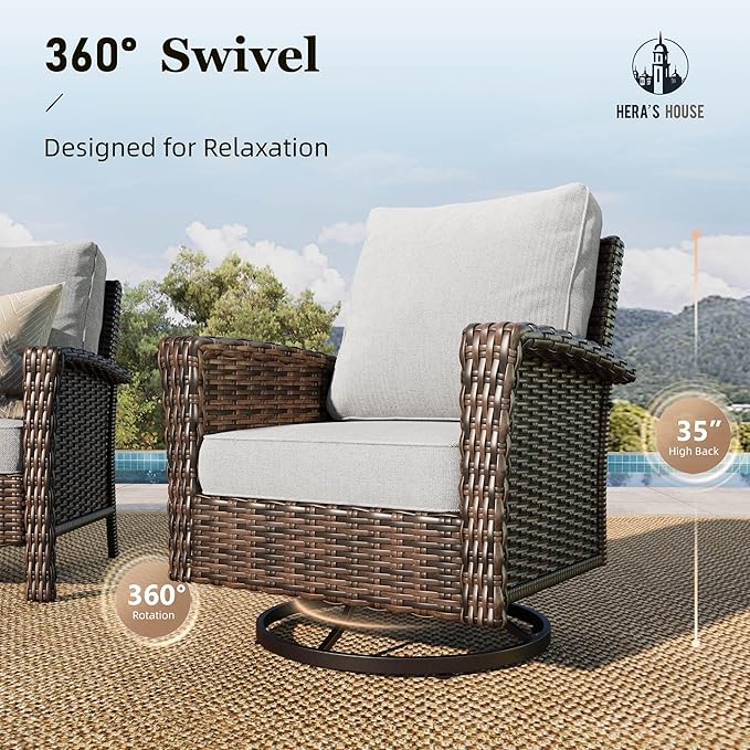 HERA'S HOUSE Patio Furniture Set - Image 4