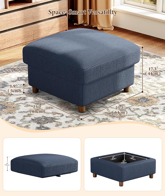 Kidirect 70in L Shaped Couch, Modular Sofa No Tool Assembly, Comfy Sectional - Image 6
