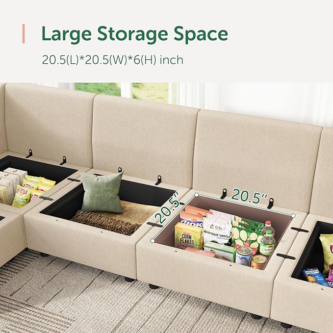 HONBAY Modular Sectional Sofa - Image 6