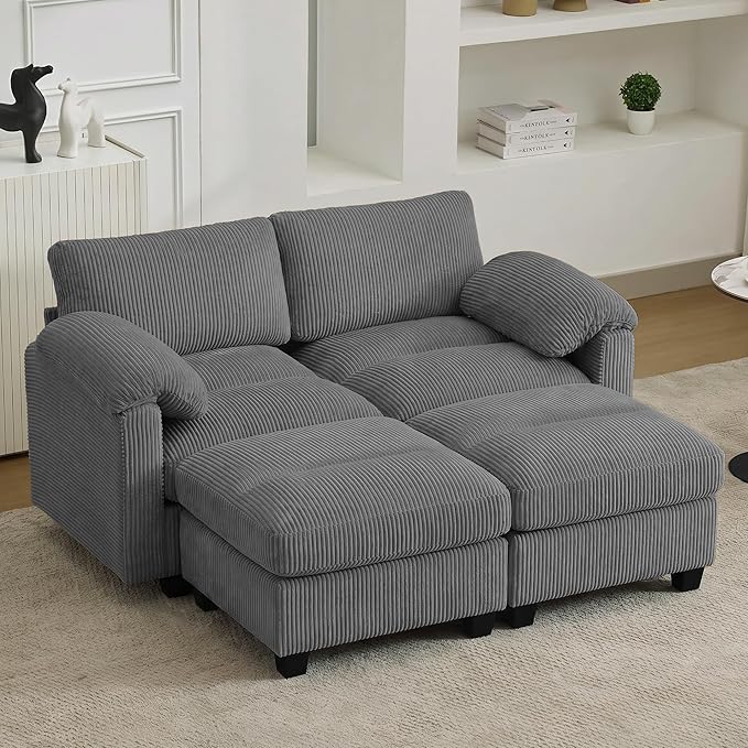 61'' Modular Loveseat Sofa by HATPPTO