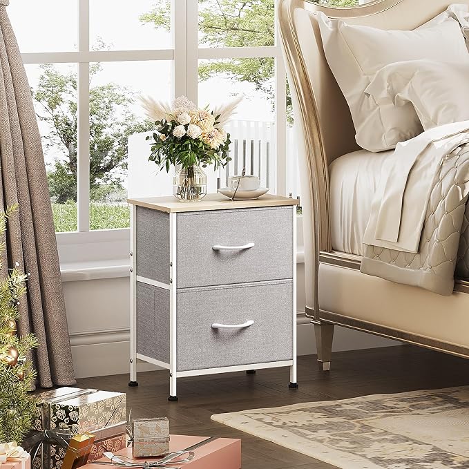 WLIVE Night Stand, Small Dresser - Image 2