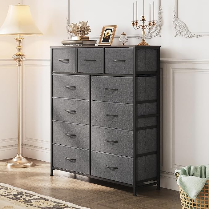WLIVE Tall Dresser for Bedroom, Fabric Dressers Storage Tower, Dresser & Chest - Image 2