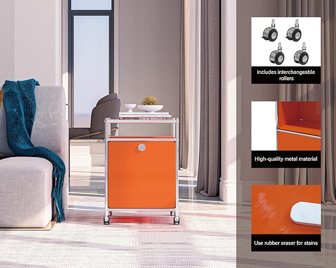 Elegant Matte Storage Cart - Image 4