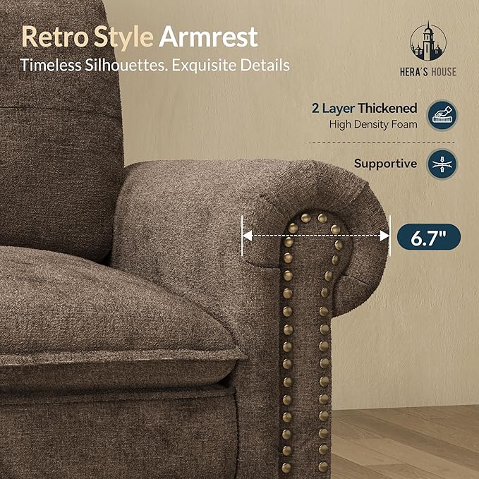 HERA'S HOUSE 3 Pieces Modular Sectional Sofa Sets, Oversized Couch Set - Image 6