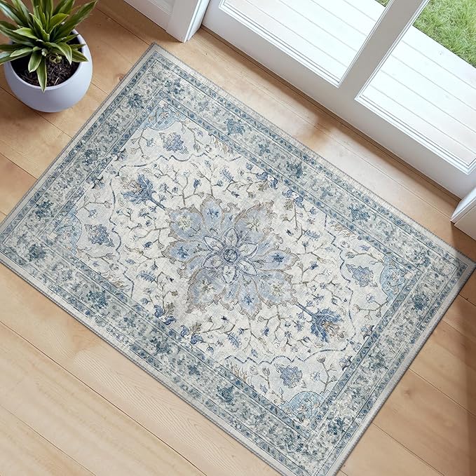 RELEANY Area Rugs 2'x3' Kitchen Rugs Entry Rug Small Rugs by RELEANY