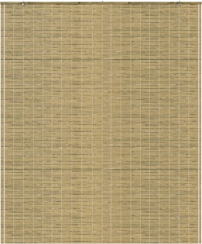 Red Lantern Burnt Bamboo Cordless Window Shade by RedLantern