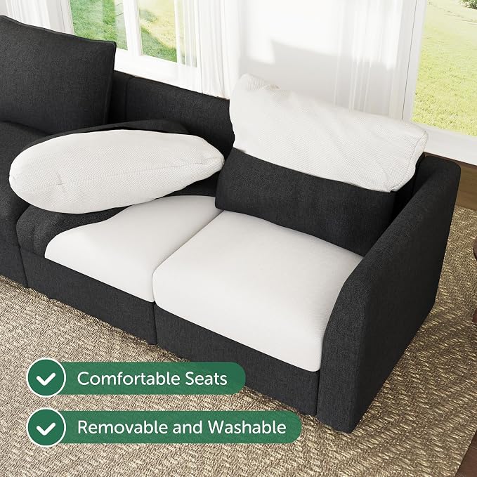 HONBAY Modular Sectional Sofa Sleeper Couch - Image 6