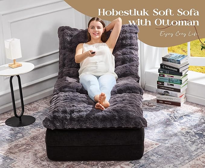 Hobestluk Sofa Couch Foam Sofa for Small Spaces Comfy Sofas - Image 3