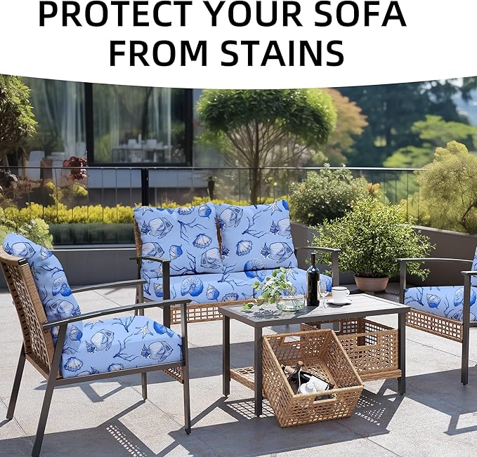 Outdoor Cushion Covers Set, Replacement - Image 3