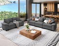 SUNSHINE VALLEY Sofa and Loveseat Set, Oversized Corduroy Modular Love seat and by SUNSHINEVALLEY