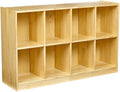 Amazon Basics Block Storage Cabinet, Backpack Organizer Shelf, 8 Compartment by AmazonBasics