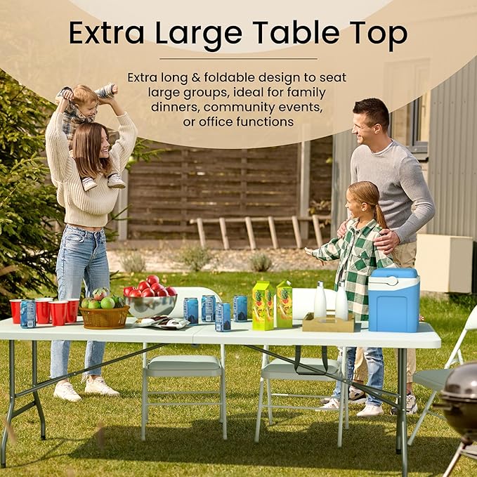 Our Modern Space 8 Feet Foldable Table - Image 5