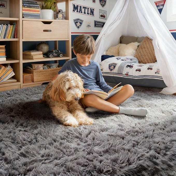 PAGISOFE Plush Washable Area Rugs - Image 3
