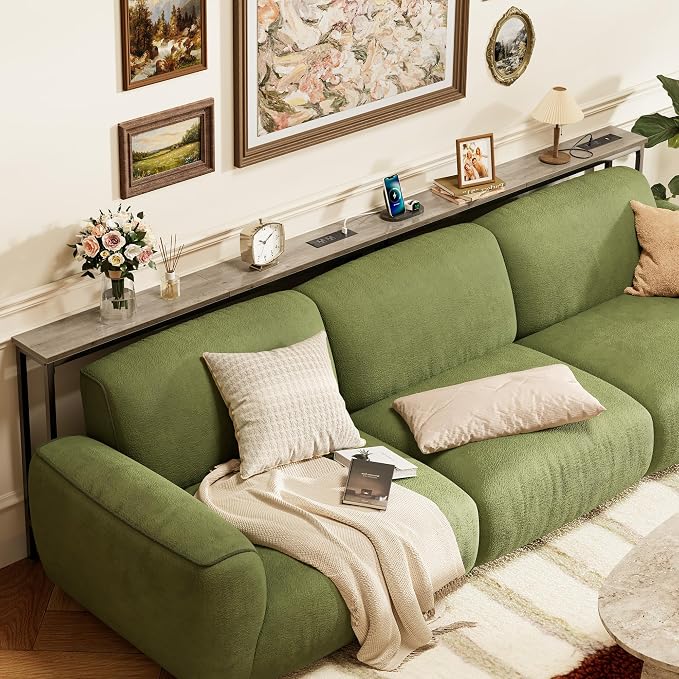 SUPERJARE 102.4 Inch Sofa Table - Image 7
