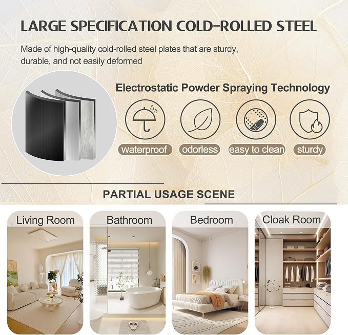 GAIOUS Metal Wardrobe Cabinet - Image 7