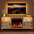 YESHOMY LED Fireplace TV Stand by SearchallYESHOMY