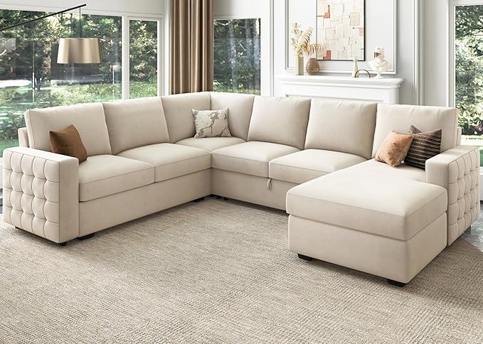 HONBAY Sectional Sleeper Sofa - Image 3