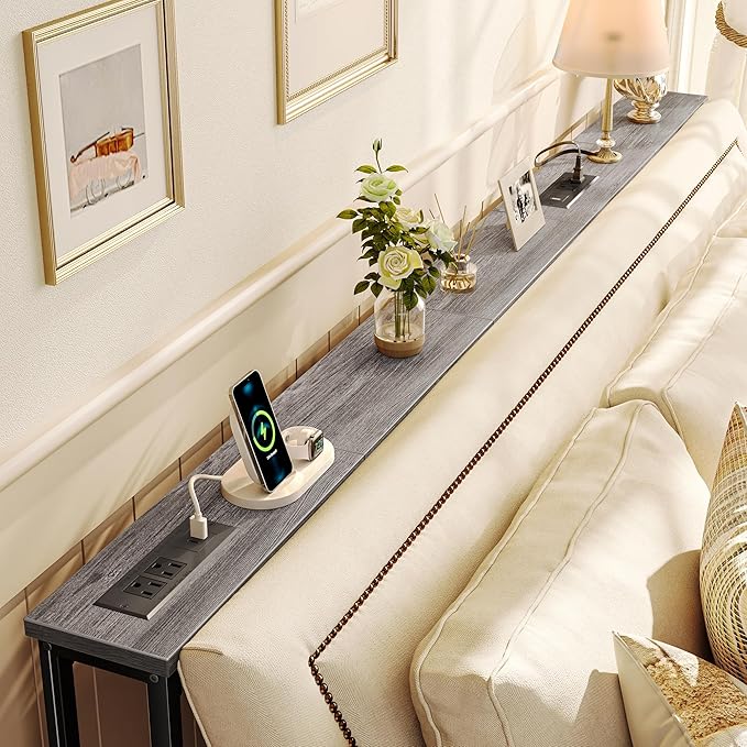 SUPERJARE 79 Inch Sofa Table - Image 2