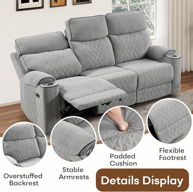 HAOMARKETS 3-Piece Power Recliner Sofa Set - Image 6