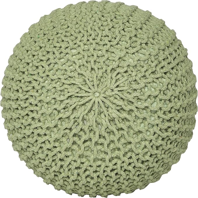REDEARTH · Round Pouf Foot Stool Ottoman - Image 6